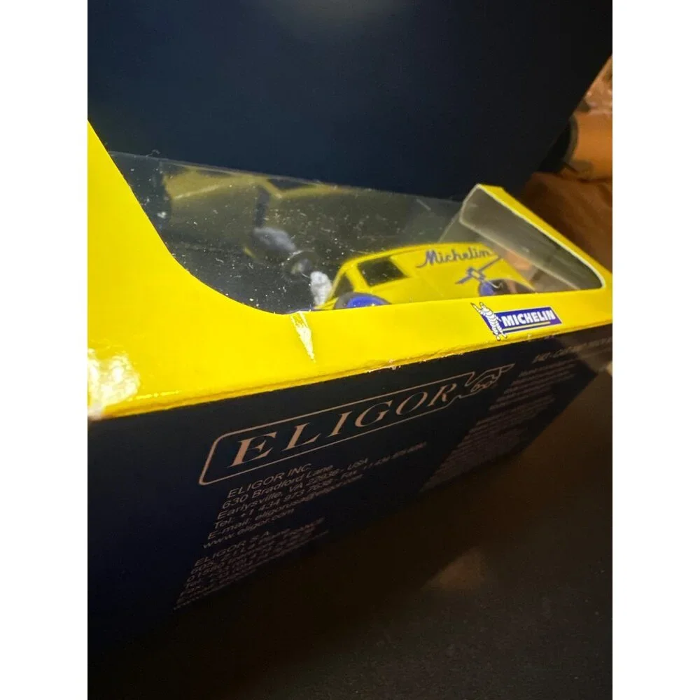 Eligor 1/43 Michelin Citroen 500 KG Model Car Yellow‎ Blue Die-Cast Display Box